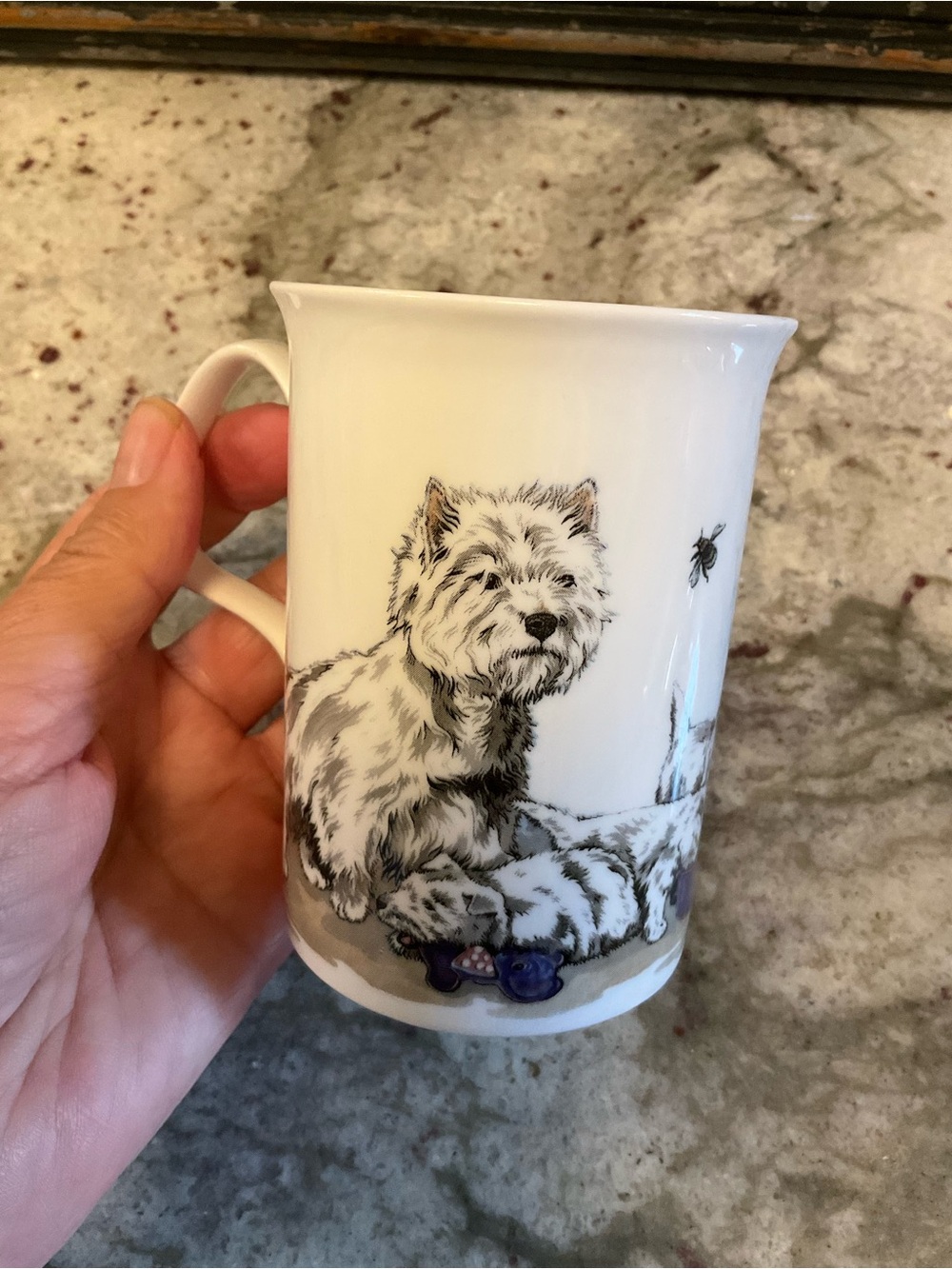 Roy Kirkham West Highland Terrier fine bone china mug